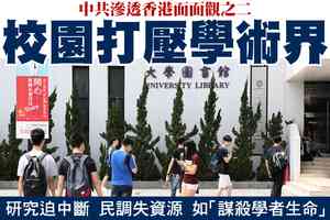 中共滲透香港面面觀之二  校園打壓學術界